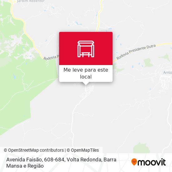 Avenida Faisão, 608-684 mapa