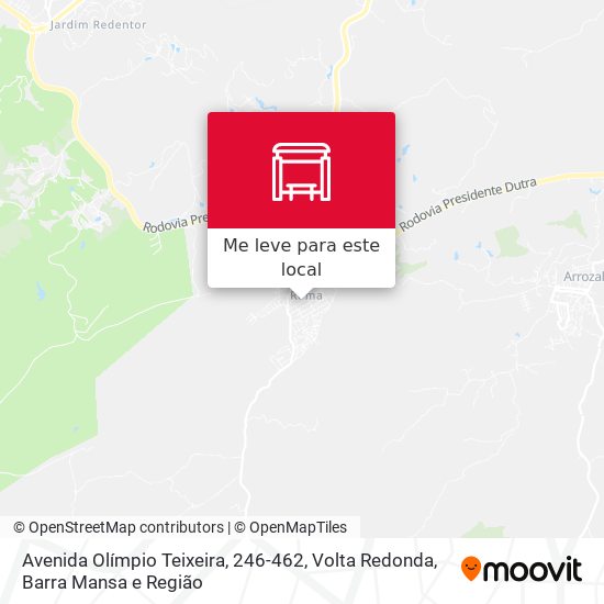 Avenida Olímpio Teixeira, 246-462 mapa