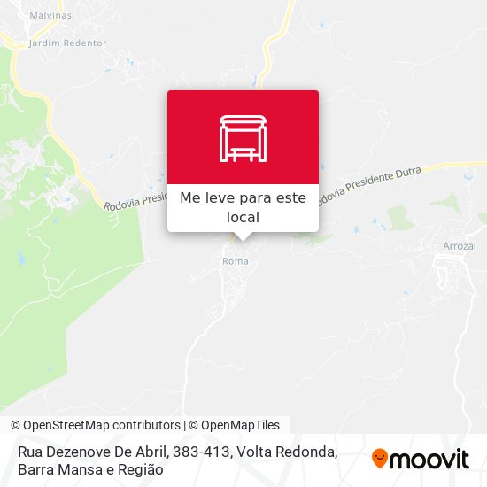 Rua Dezenove De Abril, 383-413 mapa