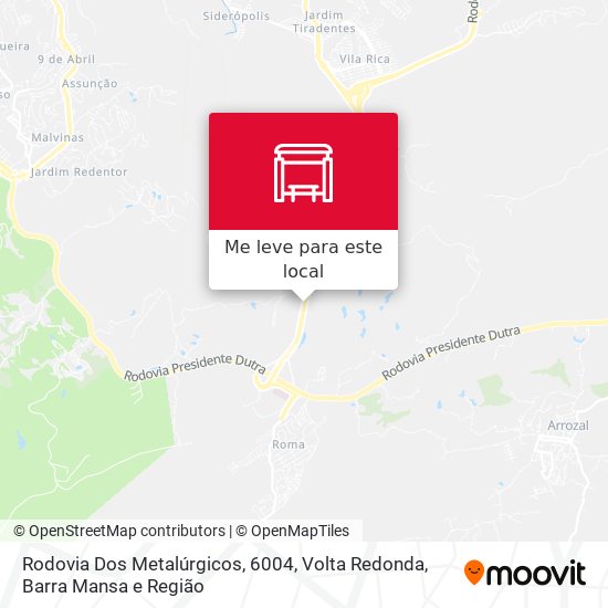 Rodovia Dos Metalúrgicos, 6004 mapa