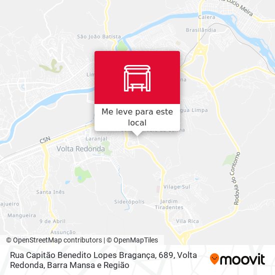 Rua Capitão Benedito Lopes Bragança, 689 mapa