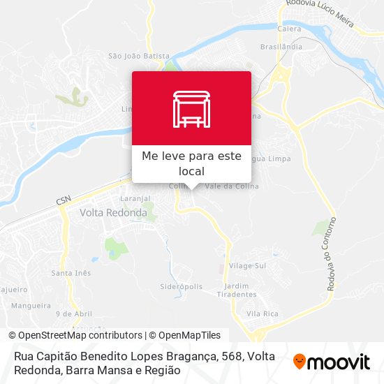 Rua Capitão Benedito Lopes Bragança, 568 mapa