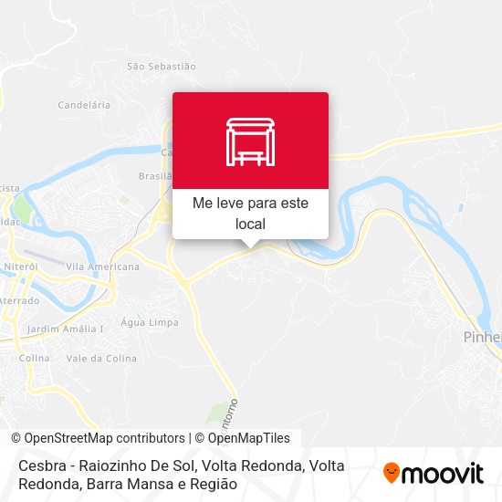 Cesbra - Raiozinho De Sol, Volta Redonda mapa