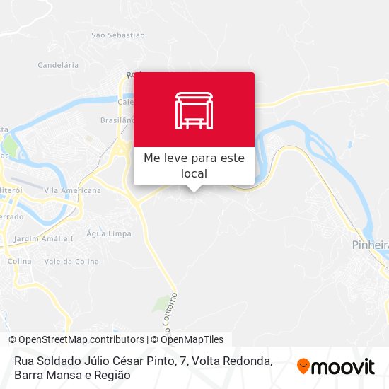 Rua Soldado Júlio César Pinto, 7 mapa