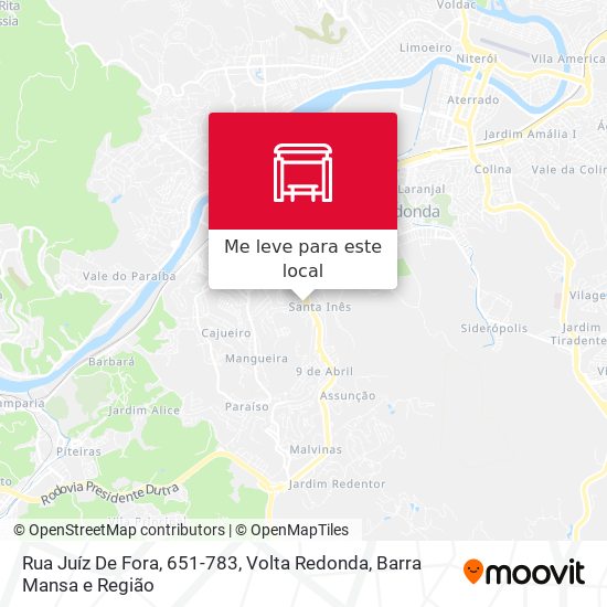 Rua Juíz De Fora, 651-783 mapa