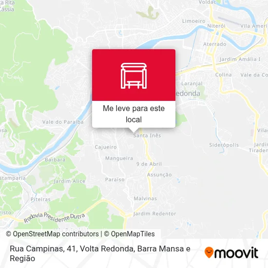 Rua Campinas, 41 mapa