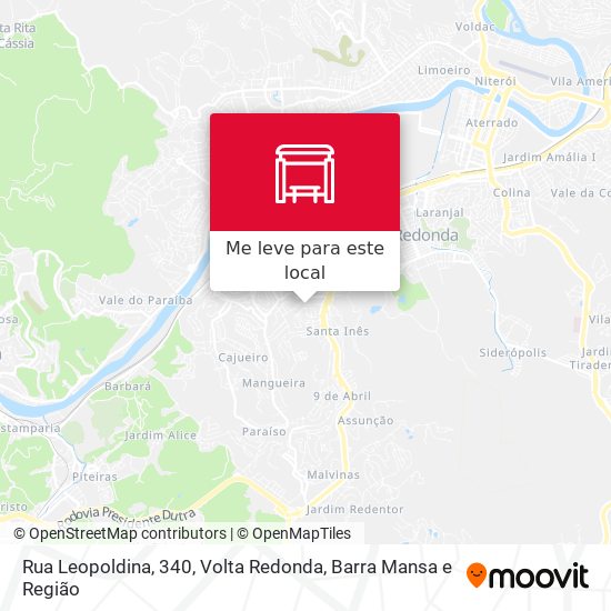 Rua Leopoldina, 340 mapa
