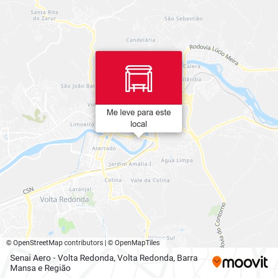 Senai Aero - Volta Redonda mapa