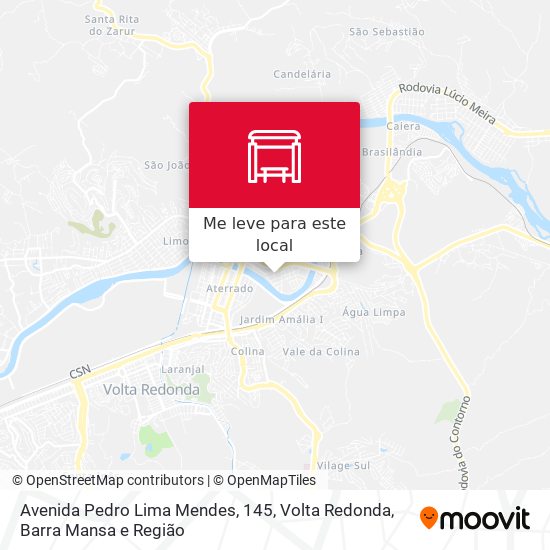 Avenida Pedro Lima Mendes, 145 mapa
