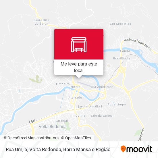 Rua Um, 5 mapa