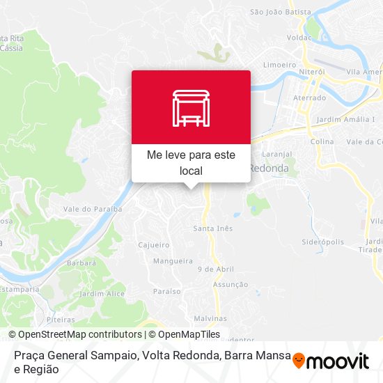 Praça General Sampaio mapa