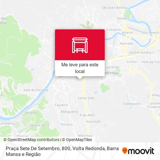 Praça Sete De Setembro, 800 mapa