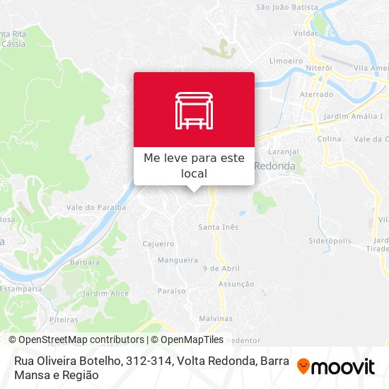 Rua Oliveira Botelho, 312-314 mapa