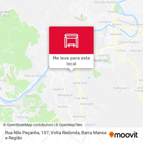 Rua Nilo Peçanha, 107 mapa