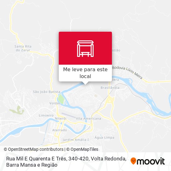 Rua Mil E Quarenta E Três, 340-420 mapa