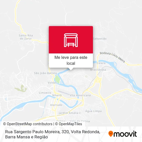 Rua Sargento Paulo Moreira, 320 mapa