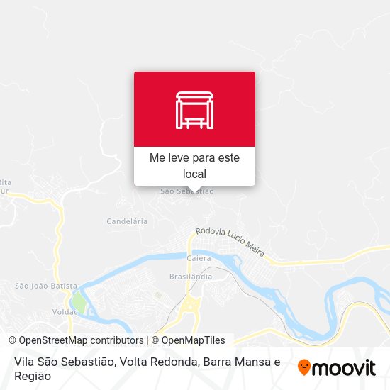 Vila São Sebastião mapa