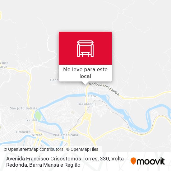 Avenida Francisco Crisóstomos Tôrres, 330 mapa
