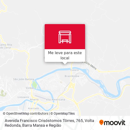 Avenida Francisco Crisóstomos Tôrres, 765 mapa