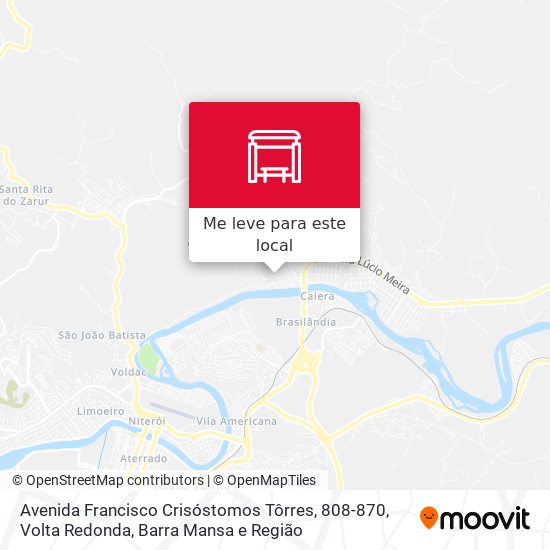 Avenida Francisco Crisóstomos Tôrres, 808-870 mapa