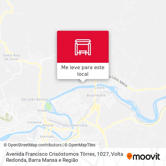 Avenida Francisco Crisóstomos Tôrres, 1027 mapa