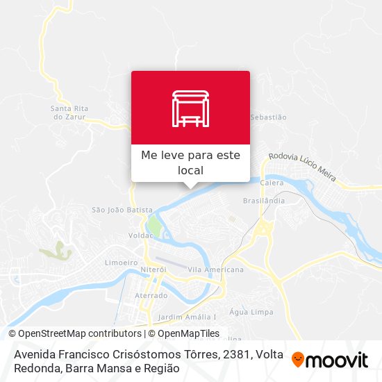 Avenida Francisco Crisóstomos Tôrres, 2381 mapa
