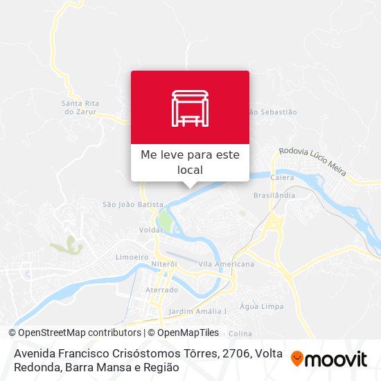 Avenida Francisco Crisóstomos Tôrres, 2706 mapa