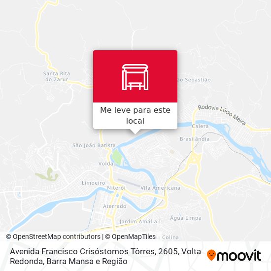 Avenida Francisco Crisóstomos Tôrres, 2605 mapa