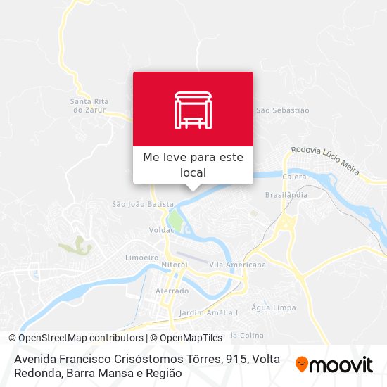 Avenida Francisco Crisóstomos Tôrres, 915 mapa