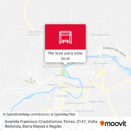 Avenida Francisco Crisóstomos Tôrres, 3147 mapa