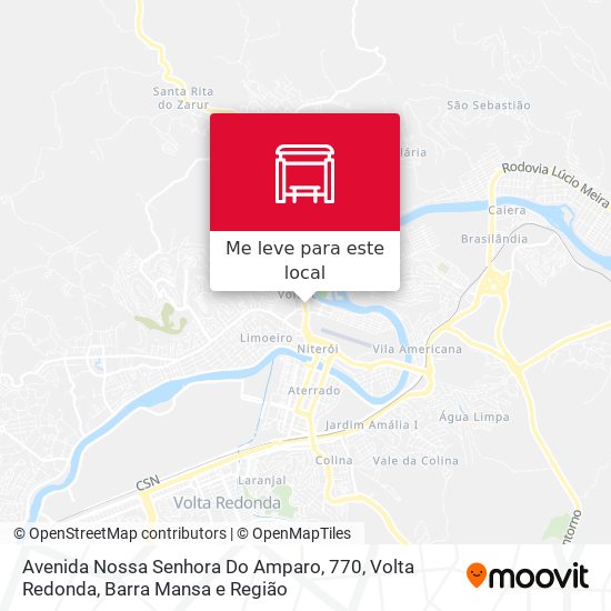 Avenida Nossa Senhora Do Amparo, 770 mapa