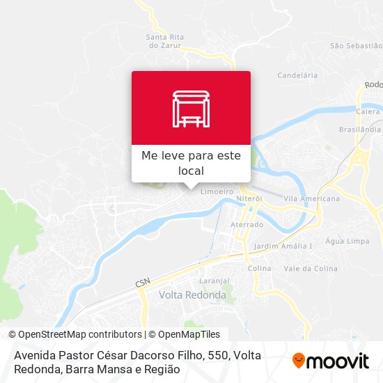 Avenida Pastor César Dacorso Filho, 550 mapa