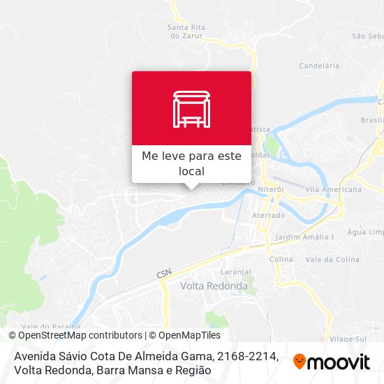 Avenida Sávio Cota De Almeida Gama, 2168-2214 mapa
