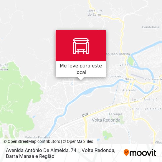 Avenida Antônio De Almeida, 741 mapa