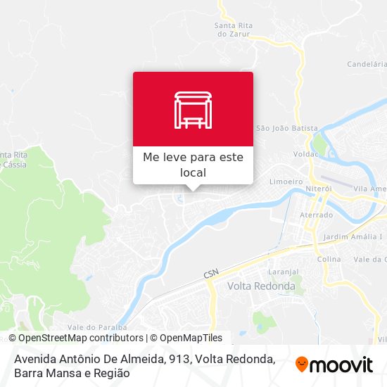 Avenida Antônio De Almeida, 913 mapa