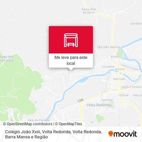 Colégio João Xxiii, Volta Redonda mapa