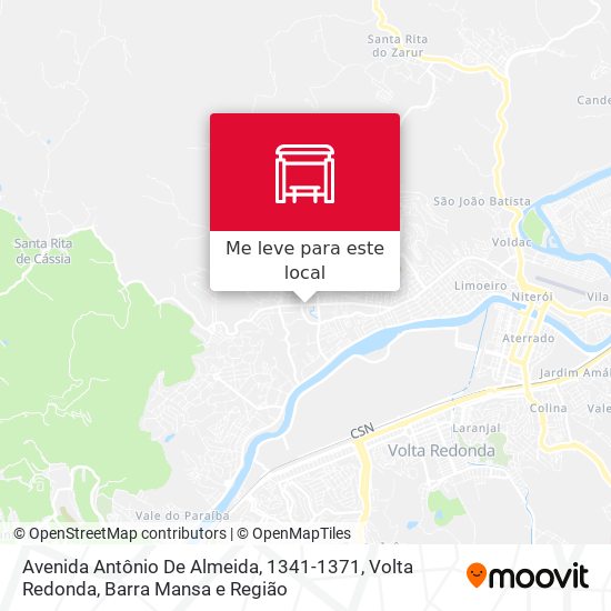 Avenida Antônio De Almeida, 1341-1371 mapa