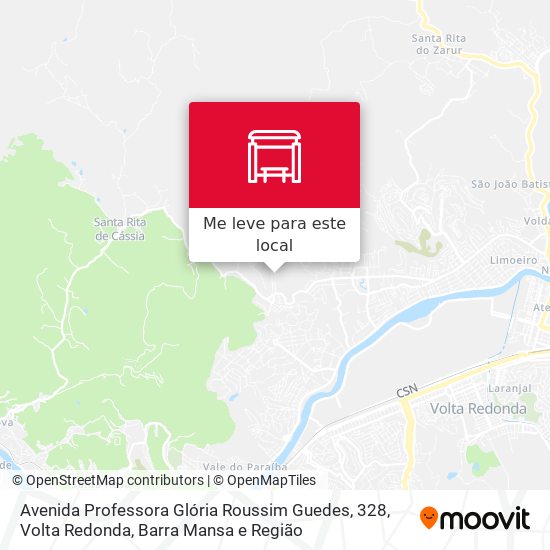 Avenida Professora Glória Roussim Guedes, 328 mapa