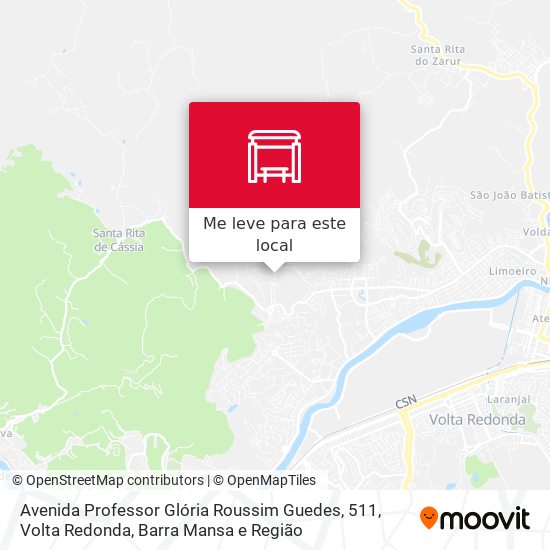 Avenida Professor Glória Roussim Guedes, 511 mapa