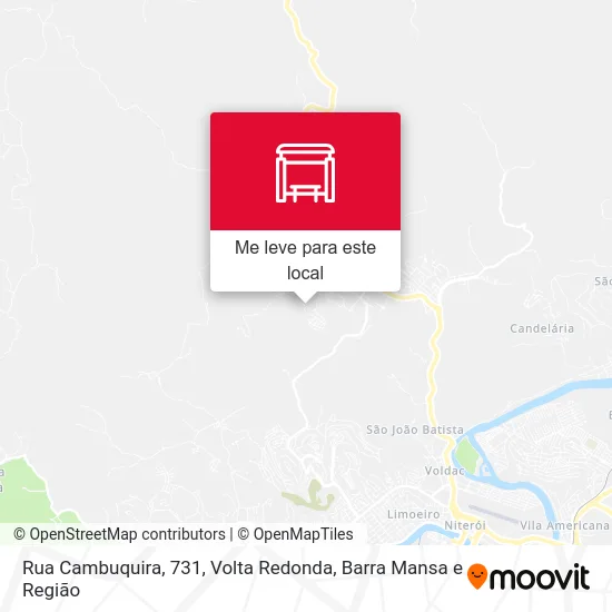 Rua Cambuquira, 731 mapa