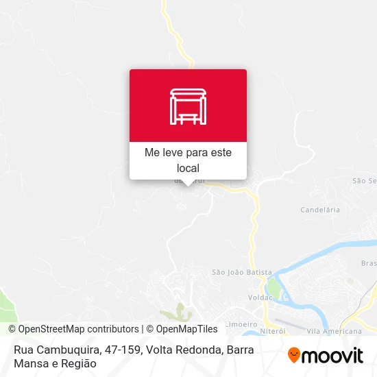 Rua Cambuquira, 47-159 mapa