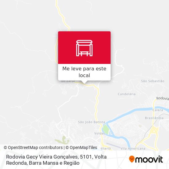 Rodovia Gecy Vieira Gonçalves, 5101 mapa