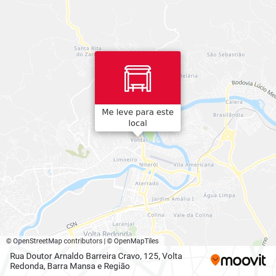 Rua Doutor Arnaldo Barreira Cravo, 125 mapa