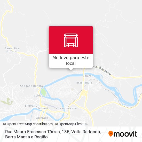 Rua Mauro Francisco Tôrres, 135 mapa