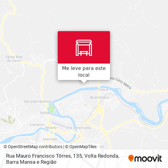 Rua Mauro Francisco Tôrres, 135 mapa