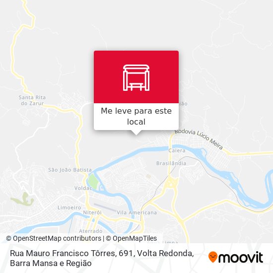 Rua Mauro Francisco Tôrres, 691 mapa