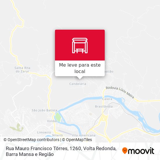 Rua Mauro Francisco Tôrres, 1260 mapa