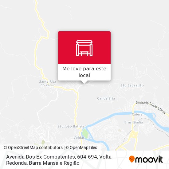 Avenida Dos Ex-Combatentes, 604-694 mapa