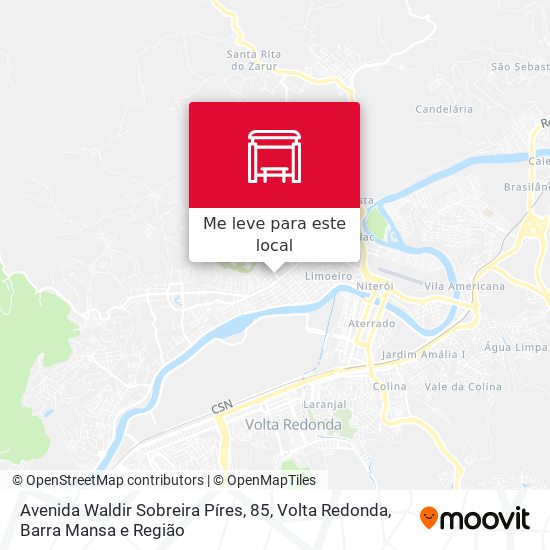Avenida Waldir Sobreira Píres, 85 mapa
