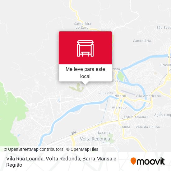 Vila Rua Loanda mapa